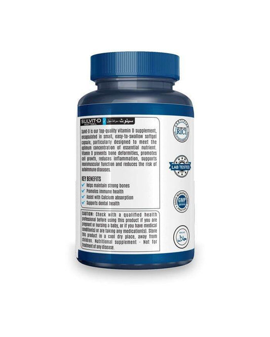 ABS Sulvit-D (Vitamin D3 5000 IU), 30 Ct - Vitamins House