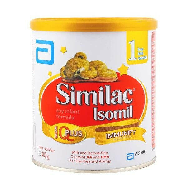 Abbott Similac Isomil (Soy Infant Formula), 400g - Vitamins House Abbott Similac Isomil (Soy Infant Formula), 400g - Vitamins House