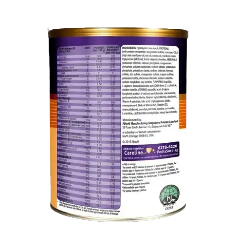 Abbott PediaSure Vanilla, 850g -  - Vitamins House Abbott PediaSure Vanilla, 850g -  - Vitamins House