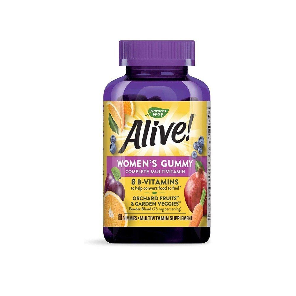 Alive! Women’s Multivitamins with 8 B-Vitamins 60 Gummies - Vitamins House Alive! Women’s Multivitamins with 8 B-Vitamins 60 Gummies - Vitamins House
