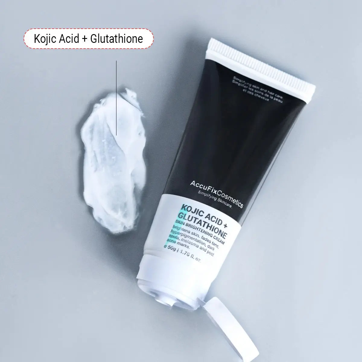 AccuFixCosmetics Kojic Acid Glutathione Skin Brightening Cream AccuFixCosmetics Kojic Acid Glutathione Skin Brightening Cream