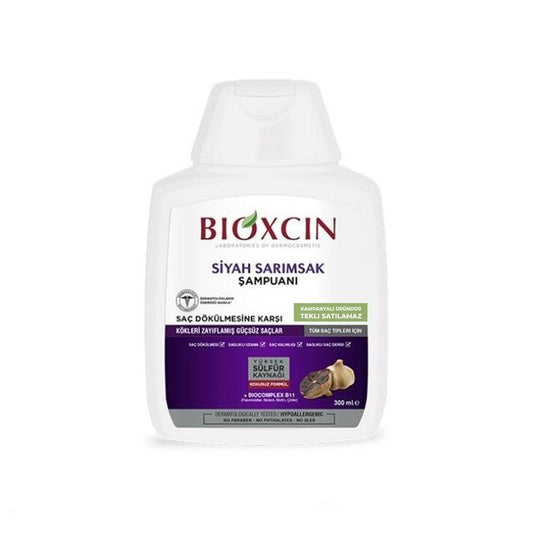 BIOXCIN BLACK GARLIC SHAMPOO 300ML - Vitamins House