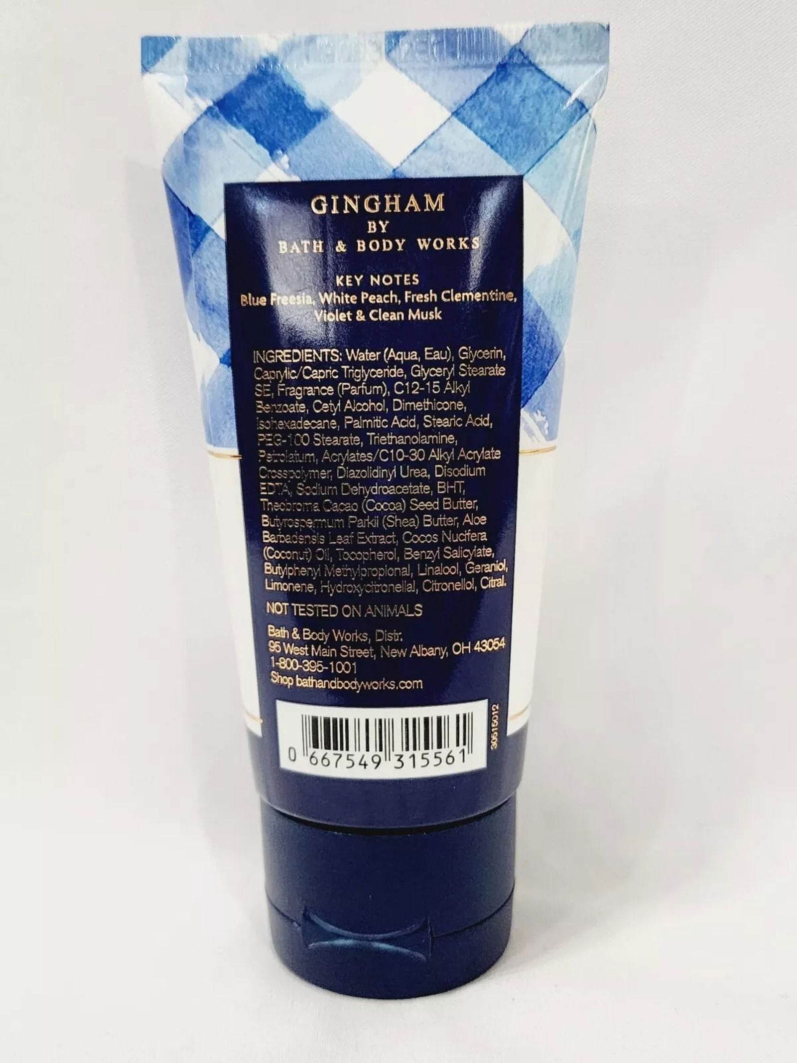 Bath & Body Gingham Body Cream 226G - Vitamins House Bath & Body Gingham Body Cream 226G - Vitamins House