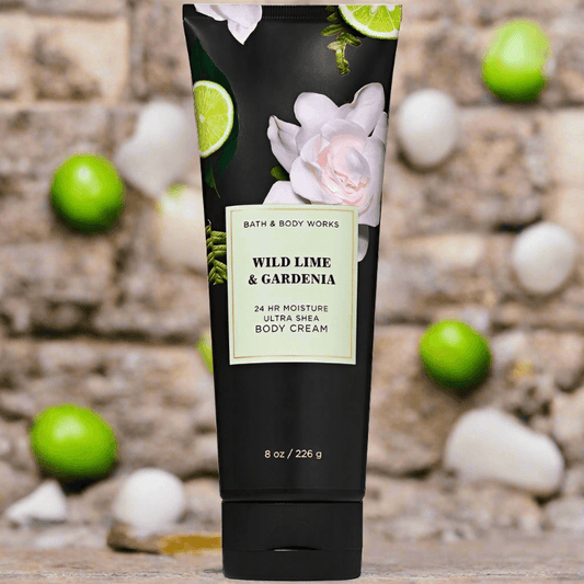 Bath & Body Wild Lime & Gardenia Body Cream 226G - Vitamins House