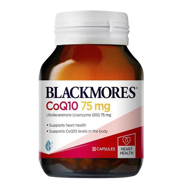Blackmores CoQ10 75 mg 30 Ct - Vitamins House Blackmores CoQ10 75 mg 30 Ct - Vitamins House