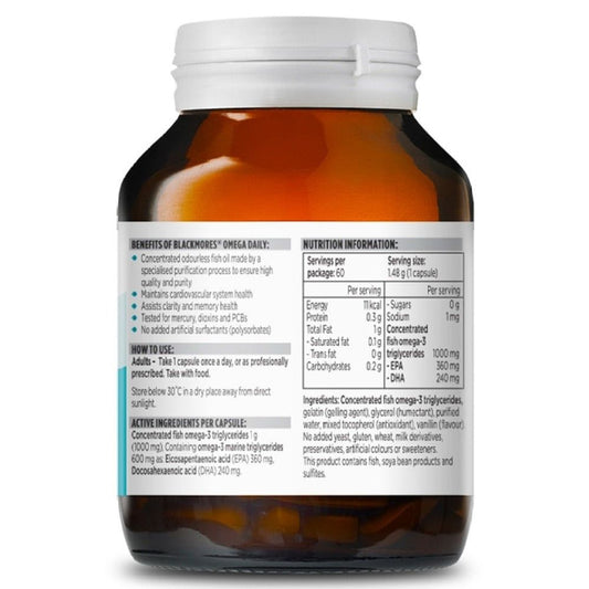 Blackmores Omega Daily (Omega-3) - Vitamins House
