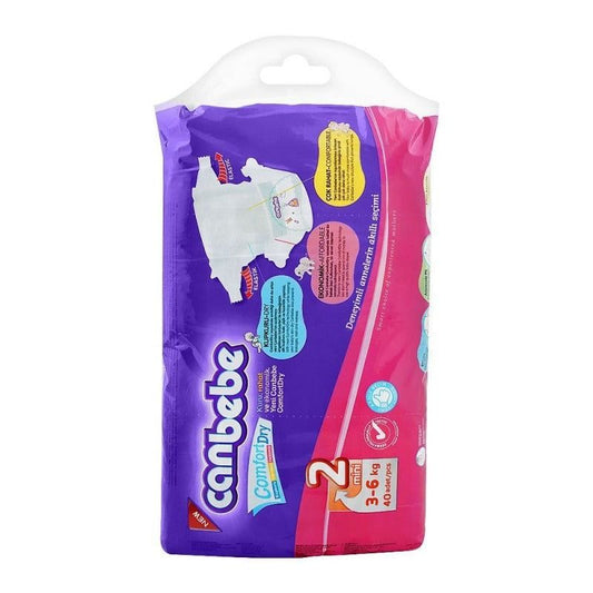 Canbebe Comfort Dry Diapers Size 2 (Mini), 40 Ct - Vitamins House