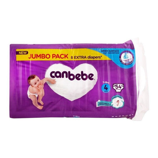Canbebe Diapers Size 4 (Maxi), 54 Ct - Vitamins House
