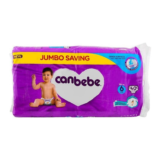 Canbebe Diapers Size 6 (Extra Large), 40 Ct - Vitamins House