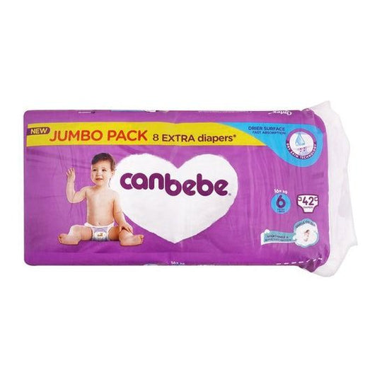 Canbebe Diapers Size 6 (Extra Large), 42 Ct - Vitamins House