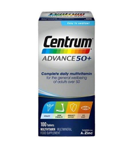Centrum Advance 50+ 100ct UK Imported - Vitamins House