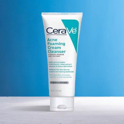 CeraVe Acne Foaming Cream Cleanser, 150ml - Vitamins House CeraVe Acne Foaming Cream Cleanser, 150ml - Vitamins House