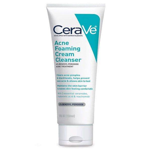 CeraVe Acne Foaming Cream Cleanser, 150ml - Vitamins House CeraVe Acne Foaming Cream Cleanser, 150ml - Vitamins House