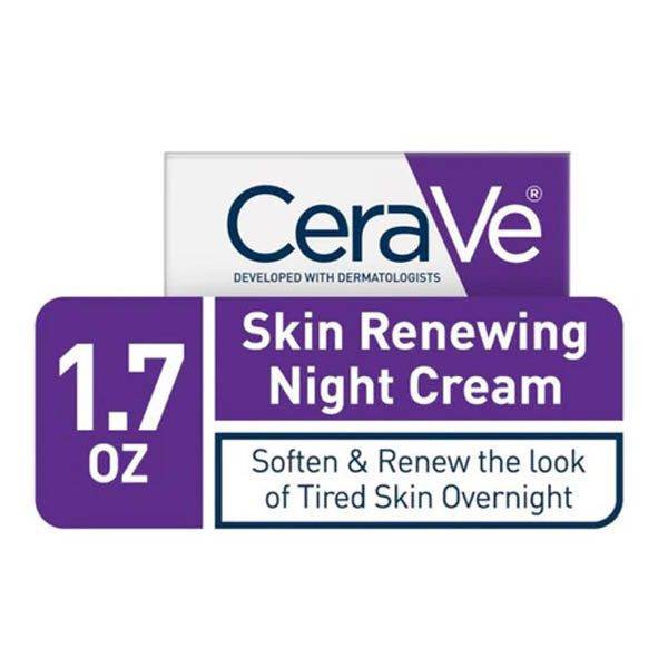 CeraVe Skin Renewing Night Cream, 48g - Vitamins House CeraVe Skin Renewing Night Cream, 48g - Vitamins House