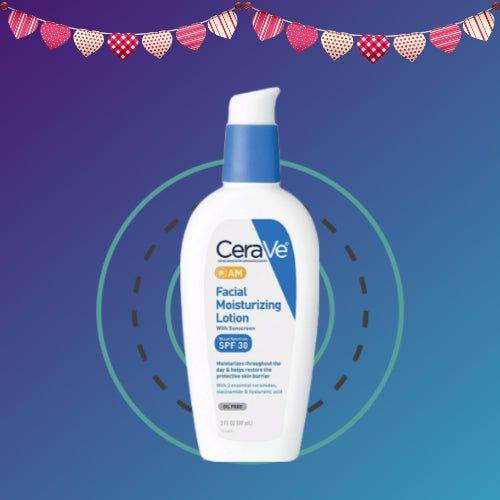 Cerave Facial Moisturizing Lotion With Sunscreen Spf 30 Oil Free (Am) 89Ml - Vitamins House