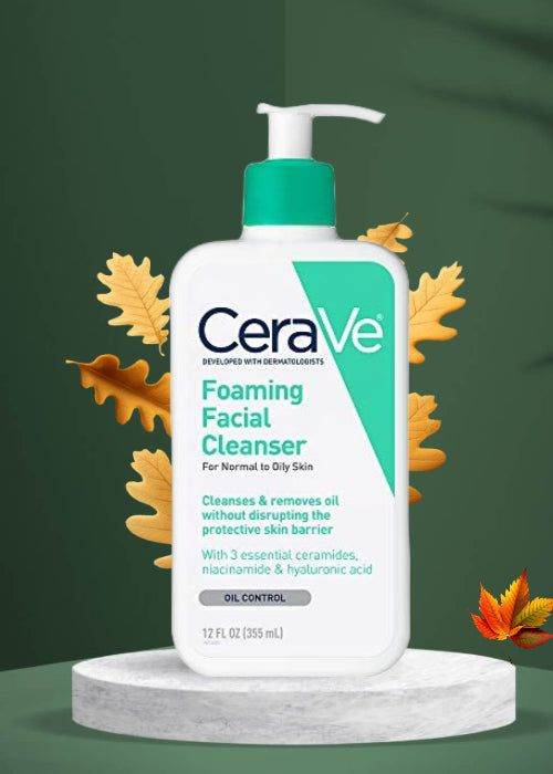 Cerave Foaming Facial Cleanser For Normal To Oily Skin 237Ml - Vitamins House
