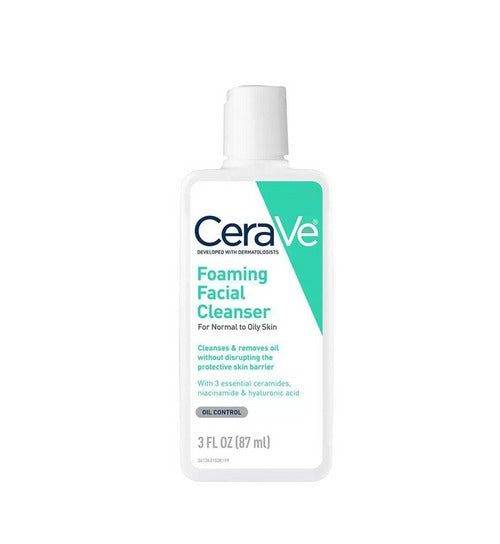 Cerave Foaming Facial Cleanser For Normal To Oily Skin 87Ml - Vitamins House