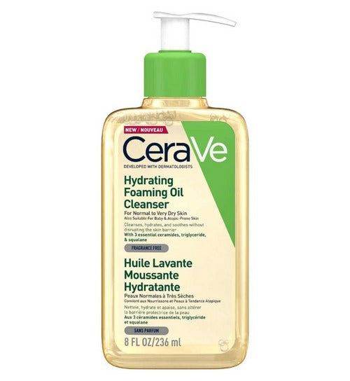 Cerave Hydrating Foaming Oil Cleanser For Normal To Very Dry Skin 236Ml - Vitamins House Cerave Hydrating Foaming Oil Cleanser For Normal To Very Dry Skin 236Ml - Vitamins House
