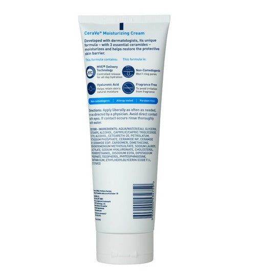 Cerave Moisturizing Cream For Normal To Dry Skin Tube 56Ml - Vitamins House