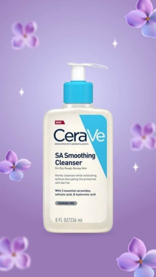Cerave Sa Smoothing Cleanser For Dry Rough Bumpy Skin 236Ml - Vitamins House