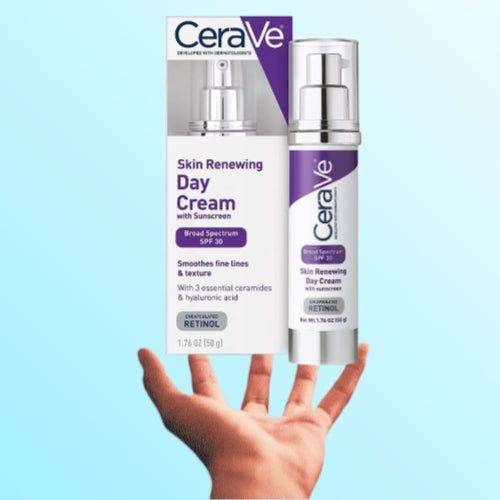 Cerave Skin Renewing Day Cream With Sunscreen Broad Spectrum Spf 30 50G - Vitamins House