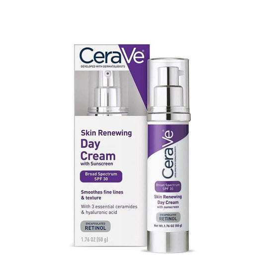 Cerave Skin Renewing Day Cream With Sunscreen Broad Spectrum Spf 30 50G - Vitamins House