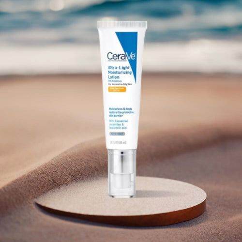 Cerave Ultra Light Moisturizing Lotion With Sunscreen Spf 30 For Normal To Oily Skin 50Ml - Vitamins House