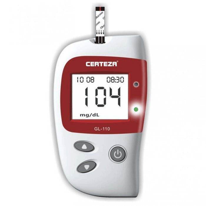Certeza Blood Glucose Monitor GL-110 - Vitamins House Certeza Blood Glucose Monitor GL-110 - Vitamins House