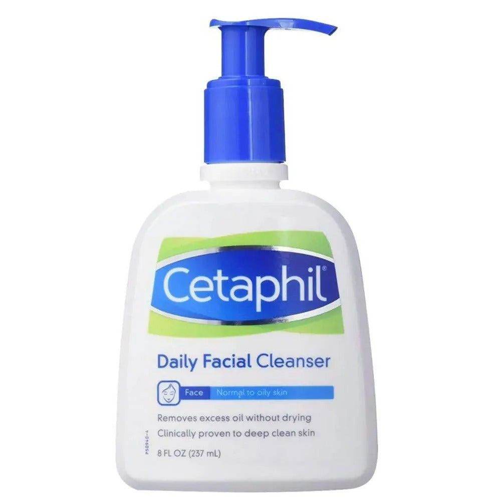 Cetaphil Daily Facial Cleanser Face Normal To Oily Skin 237Ml - Vitamins House Cetaphil Daily Facial Cleanser Face Normal To Oily Skin 237Ml - Vitamins House
