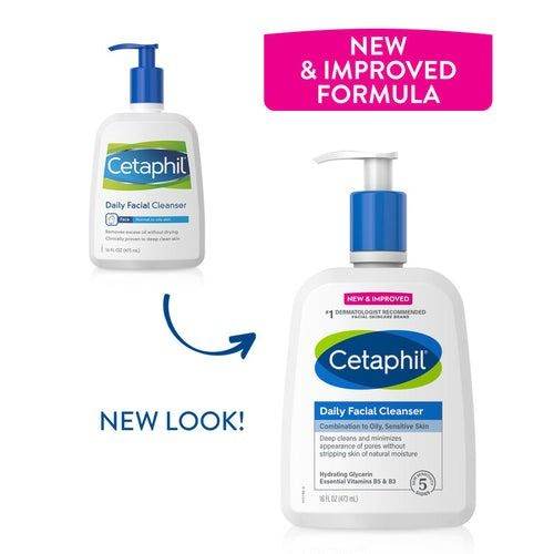 Cetaphil Daily Facial Cleanser Face Normal To Oily Skin 237Ml - Vitamins House