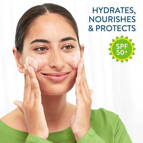 Cetaphil Daily Facial Moisturizer With Sunscreen Spf 50+ Dry To Normal Sensitive Skin 50Ml - Vitamins House Cetaphil Daily Facial Moisturizer With Sunscreen Spf 50+ Dry To Normal Sensitive Skin 50Ml - Vitamins House