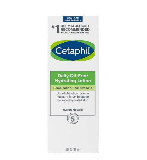 Cetaphil Daily Hydrating Moisturizer Face Sensitive Skin With Hyaluronic Acid 88Ml - Vitamins House