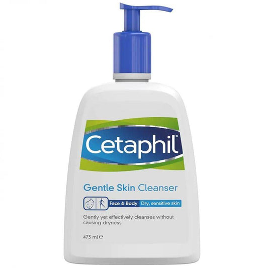 Cetaphil Gentle Skin Cleanser Face & Body Dry Sensitive Skin 473Ml - Vitamins House