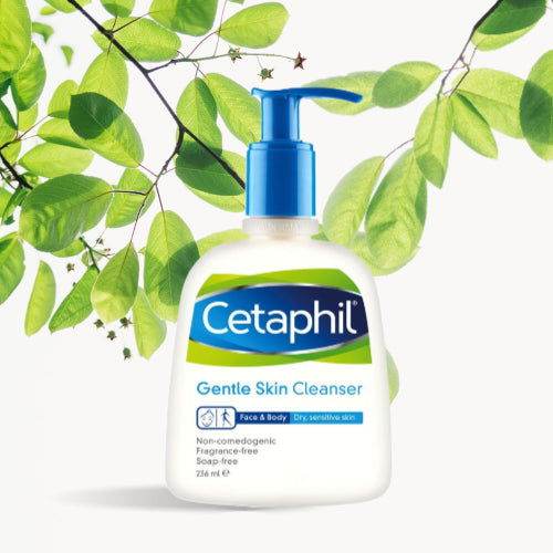 Cetaphil Gentle Skin Cleanser Non Comedogenic Fragrance Free Soap Free 236Ml - Vitamins House