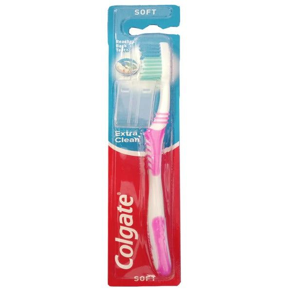 Colgate Extra Clean Soft Toothbrush (Pink), 1 Ct - Vitamins House Colgate Extra Clean Soft Toothbrush (Pink), 1 Ct - Vitamins House