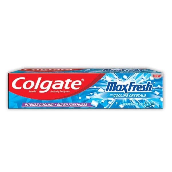 Colgate Max Fresh Cool Peppermint Ice Toothpaste, 125g - Vitamins House Colgate Max Fresh Cool Peppermint Ice Toothpaste, 125g - Vitamins House