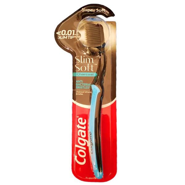Colgate Slim Soft Charcoal Toothbrush (Blue), 1 Ct - Vitamins House Colgate Slim Soft Charcoal Toothbrush (Blue), 1 Ct - Vitamins House