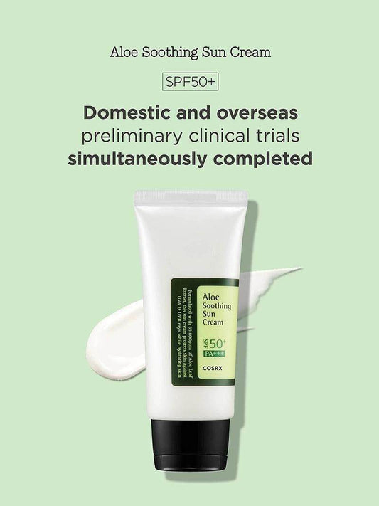 Cosrx Aloe Soothing Sun Cream Spf 50+++ 50Ml - Vitamins House