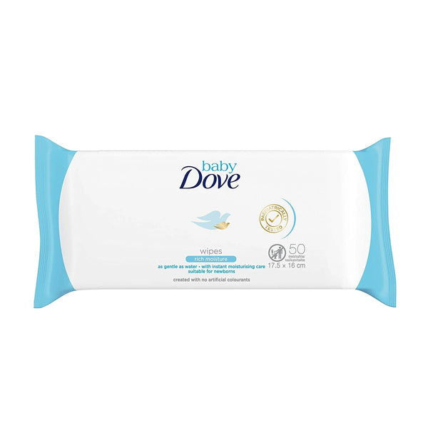 Dove Baby Wipes Rich Moisture 50ct - Vitamins House Dove Baby Wipes Rich Moisture 50ct - Vitamins House