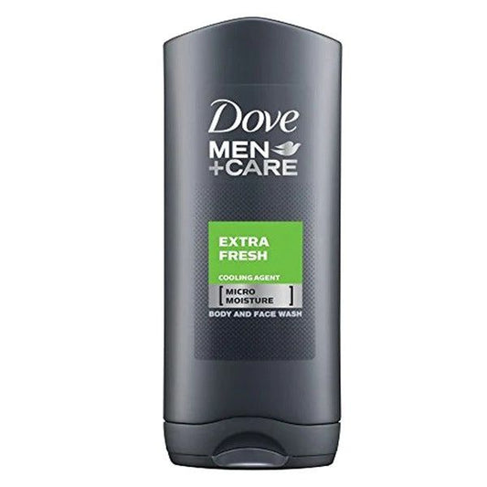 Dove Men + Care Extra Fresh Cooling Agent Body & Face Wash, 400ml - Vitamins House