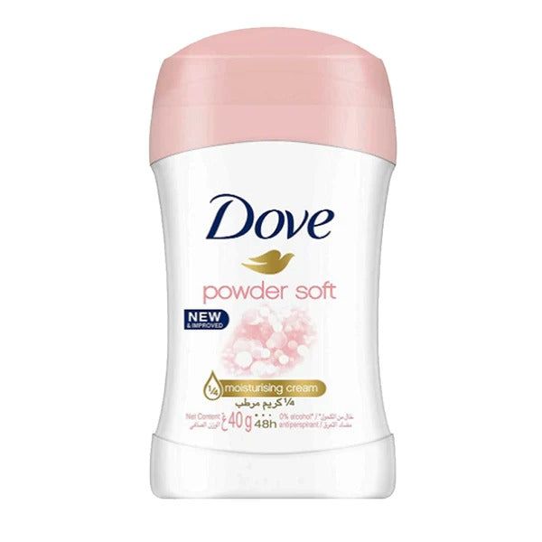 Dove Powder Soft 48H Anti-Perspirant Deodorant Stick For Women, 40g - Vitamins House Dove Powder Soft 48H Anti-Perspirant Deodorant Stick For Women, 40g - Vitamins House