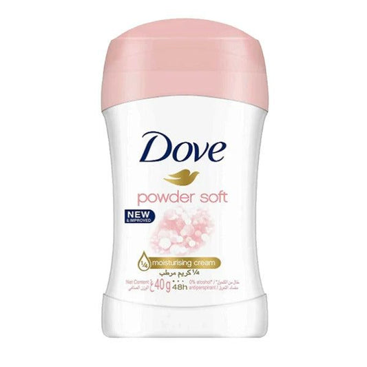 Dove Powder Soft 48H Anti-Perspirant Deodorant Stick For Women, 40g - Vitamins House