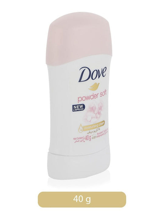 Dove Powder Soft 48H Anti-Perspirant Deodorant Stick For Women, 40g - Vitamins House