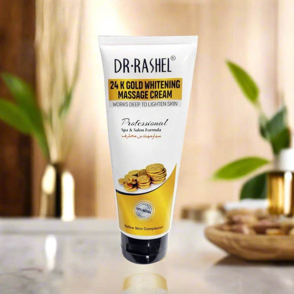 Dr.Rashel 24K Gold Whitening Massage Cream 200Ml - Vitamins House Dr.Rashel 24K Gold Whitening Massage Cream 200Ml - Vitamins House