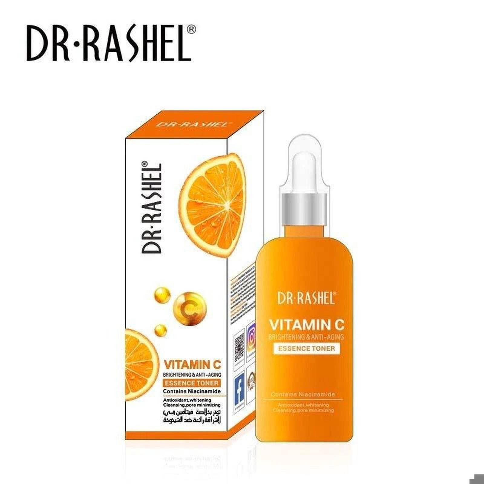 Dr.Rashel Vitamin C Brightening & Anti-Aging Essence Toner 100Ml - Vitamins House Dr.Rashel Vitamin C Brightening & Anti-Aging Essence Toner 100Ml - Vitamins House