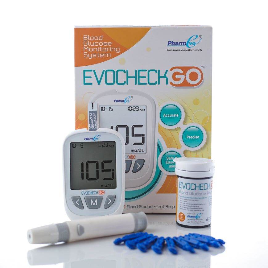 EVOCHECK GO BLOOD GLUCOSE MONITOR - ONLY METER - Vitamins House EVOCHECK GO BLOOD GLUCOSE MONITOR - ONLY METER - Vitamins House
