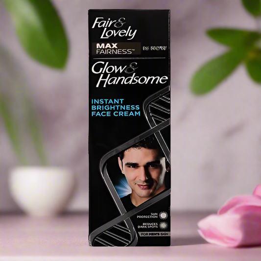Fair & Lovely Glow & Handsome Instant Brightness Face Cream, 50g - Vitamins House