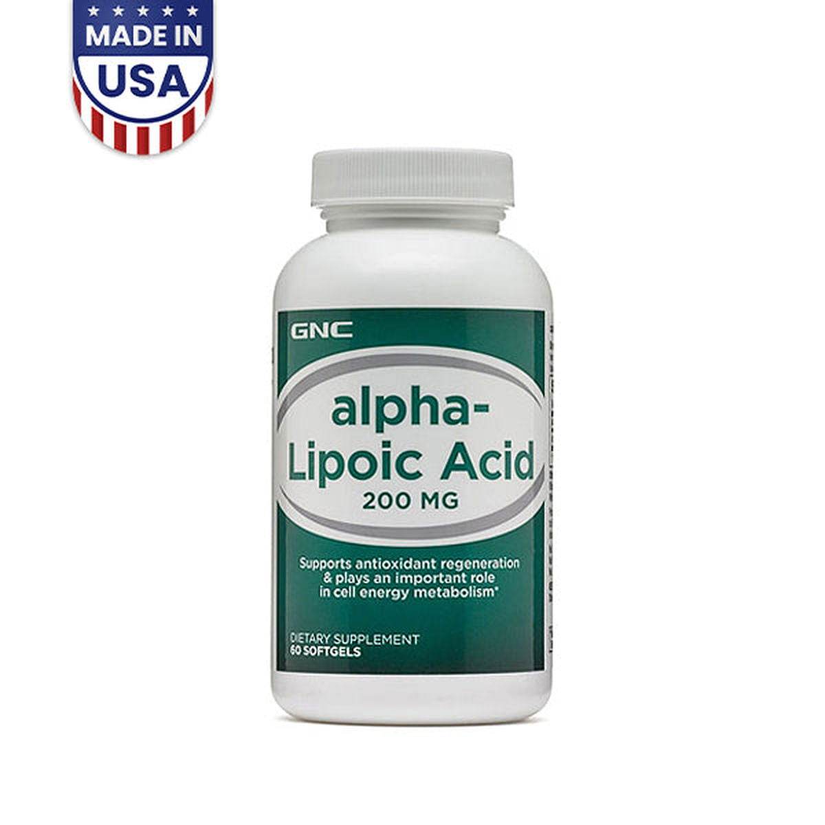 GNC Alpha Lipoic Acid 200mg - Vitamins House GNC Alpha Lipoic Acid 200mg - Vitamins House