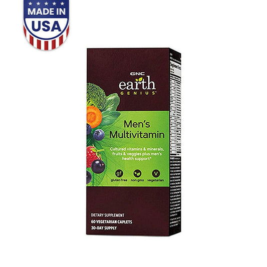 GNC Earth Genius Men’s Multivitamin 60 Caplets - Vitamins House