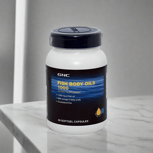 GNC Fish Body Oil 1000 with omega3 90SG - Vitamins House